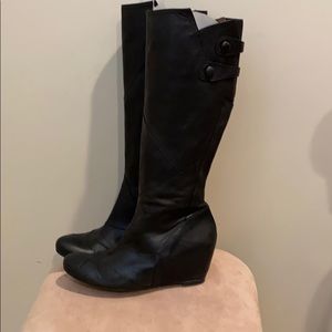 Miz Mooz West Patch Boot Black size 10